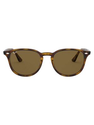Ray-Ban lunettes de soleil RB4259 à monture ronde - Marron