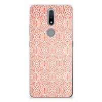 Nokia 2.4 TPU bumper Pattern Orange