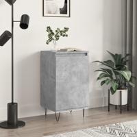 Dressoir 40x35x70 cm bewerkt hout betongrijs