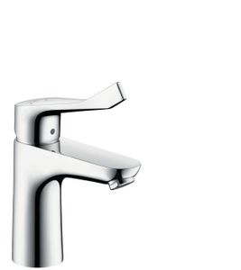 Wastafelkraan met Verlengde Greep Hansgrohe Focus Care Aangepast Sanitair Chroom