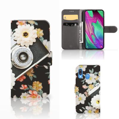 Samsung Galaxy A40 | Telefoonhoesje met foto | Vintage Camera Samsung Galaxy A40 | Telefoonhoesje met foto | Vintage Camera