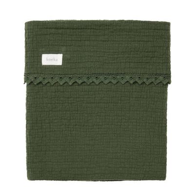 Koeka Elba baby wiegdeken 75x100 cm thyme