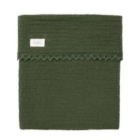 Koeka Elba baby wiegdeken 75x100 cm thyme - thumbnail