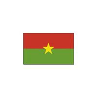 Vlag van Burkina Faso - 90 x 150 cm - Burkina Faso landen thema - supporters / fans - versiering