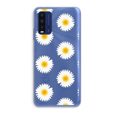 Margrietjes: Xiaomi Redmi 9T Transparant Hoesje