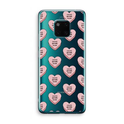 Chicks before dicks: Huawei Mate 20 Pro Transparant Hoesje