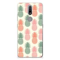 Nokia 2.4 | Siliconen Case | Ananas
