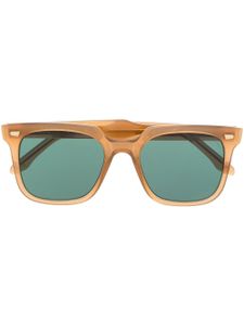 Cutler & Gross lunettes de vue à monture carrée transparente - Marron