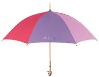 Perletti kinderparaplu berenhandvat 75 cm rood/roze/paars - thumbnail