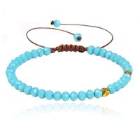 Memphis Armband Natuursteen - 4mm Facetkraal Royal