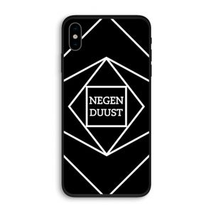 Negenduust geometrisch: iPhone X Biologisch afbreekbaar hoesje