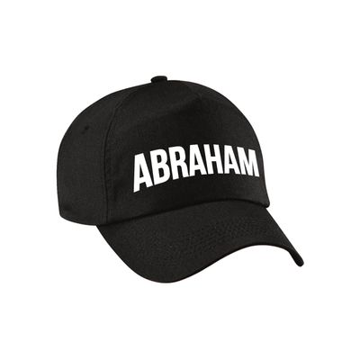 Abraham cadeau pet /cap zwart voor heren Abraham cadeau pet /cap zwart voor heren