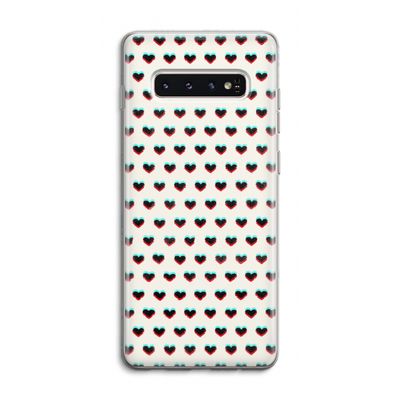 Hartjes: Samsung Galaxy S10 4G Transparant Hoesje