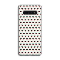 Hartjes: Samsung Galaxy S10 4G Transparant Hoesje