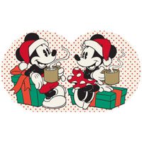 Mickey & Minnie sierkussen Kerst- 32X 32Cm - thumbnail