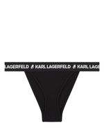 Karl Lagerfeld culotte à taille à logo - Noir - thumbnail