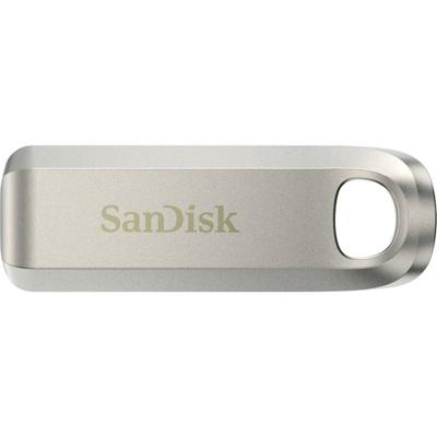 SanDisk Ultra Luxe USB-stick Retail 64 GB Zilver SDCZ75-064G-G46 USB-C 3.2 Gen 1