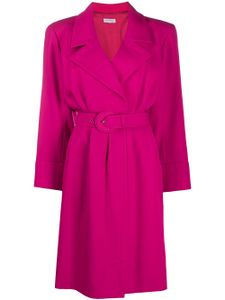 Saint Laurent Pre-Owned robe à col à revers crantés - Rose