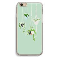 Hang In There: iPhone 6 / 6S Transparant Hoesje