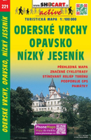 Fietskaart 221 Oderské vrchy, Opavsko, Nízký Jeseník | Shocart Fietskaart 221 Oderské vrchy, Opavsko, Nízký Jeseník | Shocart