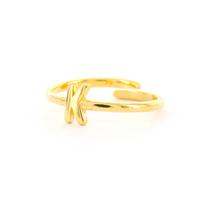 Imotionals Ring Letter K Goud