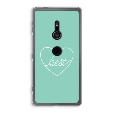 Best heart pastel: Sony Xperia XZ2 Transparant Hoesje