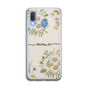 Daisies: Samsung Galaxy A40 Transparant Hoesje