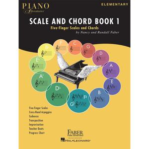 Hal Leonard Piano Adventures Scale and Chord Book 1 five-finger scales and chords