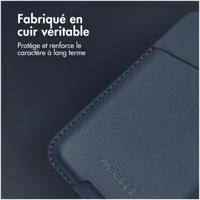 Accezz Accezz Leather Cardholder MagSafe - Kaarthouder met MagSafe - Nightfall Blue Telefoonhoesje Blauw Accezz Accezz Leather Cardholder MagSafe - Kaarthouder met MagSafe - Nightfall Blue Telefoonhoesje Blauw