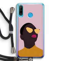 Yellow glasses: Huawei P30 Lite Transparant Hoesje met koord