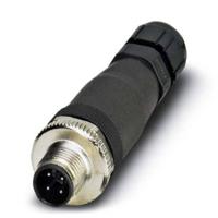 Phoenix Contact 1556870 Sensor/actuator connector, niet geassembleerd M12 Aantal polen (sensoren): 4 Stekker, recht 1 stuk(s)