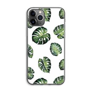 Tropische bladeren: iPhone 11 Pro Max Transparant Hoesje