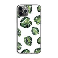 Tropische bladeren: iPhone 11 Pro Max Transparant Hoesje