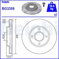 Remschijf BG3359 - thumbnail