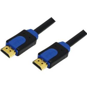 LogiLink CHB1105 HDMI kabel 5 m HDMI Type A (Standaard) Zwart, Blauw