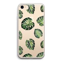 Tropische bladeren: iPhone 7 Transparant Hoesje