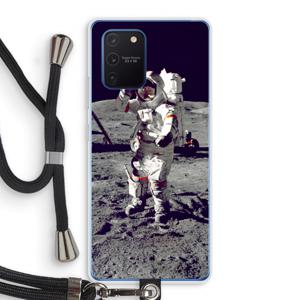 Spaceman: Samsung Galaxy Note 10 Lite Transparant Hoesje met koord