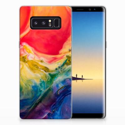 Smartphone hoesje Samsung Galaxy Note 8 Watercolor Dark Smartphone hoesje Samsung Galaxy Note 8 Watercolor Dark
