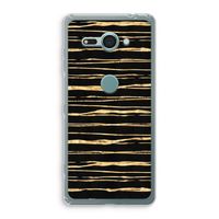 Gouden strepen: Sony Xperia XZ2 Compact Transparant Hoesje