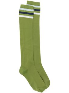 Marni chaussettes à rayures - Vert