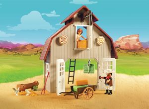 PLAYMOBIL Spirit Riding Free - Schuur met Lucky, Pru en Abigail 70118