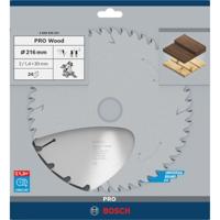 Bosch Professional Cirkelzaagblad PRO Wood | Ø 216 x 2,0 x 30mm 24T - 2608640431