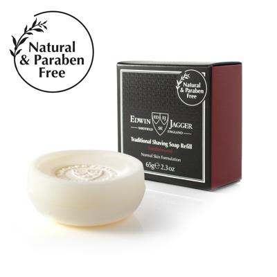 Edwin Jagger Scheerzeep Soaps & Creams Sandalwood Traditional Shaving Soap Refill 65gr | Voor Mannen Edwin Jagger Scheerzeep Soaps & Creams Sandalwood Traditional Shaving Soap Refill 65gr | Voor Mannen
