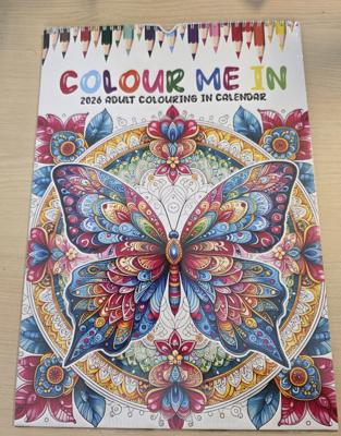 Colouring In A3 Kalender 2026