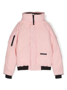 Canada Goose Kids veste matelassée à patch logo - Rose