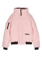 Canada Goose Kids logo-patch padded jacket - Rose - thumbnail