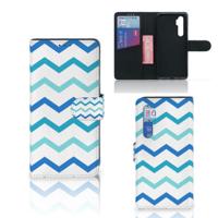 Xiaomi Mi Note 10 Lite | Telefoon Hoesje | Zigzag Blauw