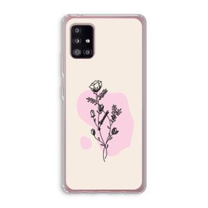 Roses are red: Samsung Galaxy A51 5G Transparant Hoesje