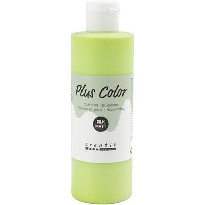Plus Color acrylverf, lime groen, 250 ml/ 1 fles