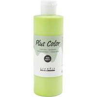 Plus Color acrylverf, lime groen, 250 ml/ 1 fles